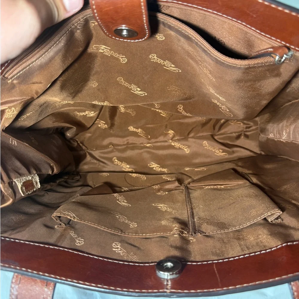 Fossil Brown Leather Shoulder Bag - Picture 4 of 15